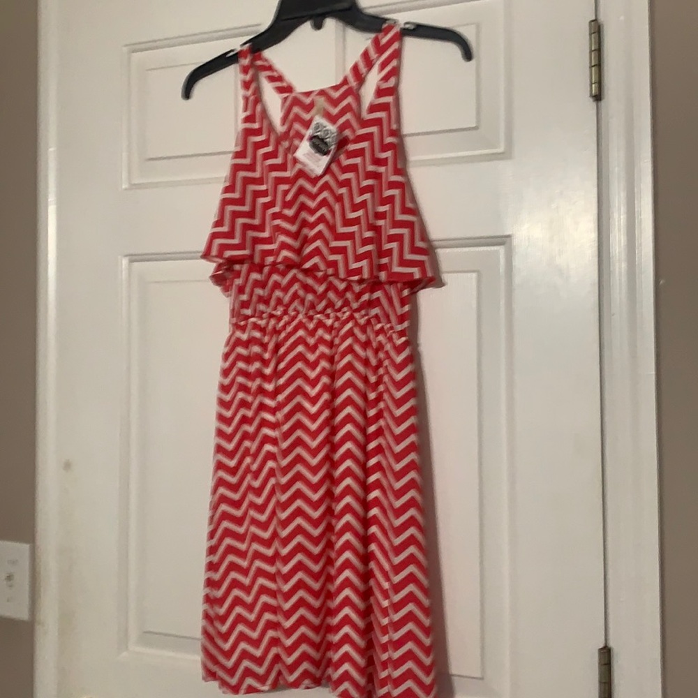 Coral dress